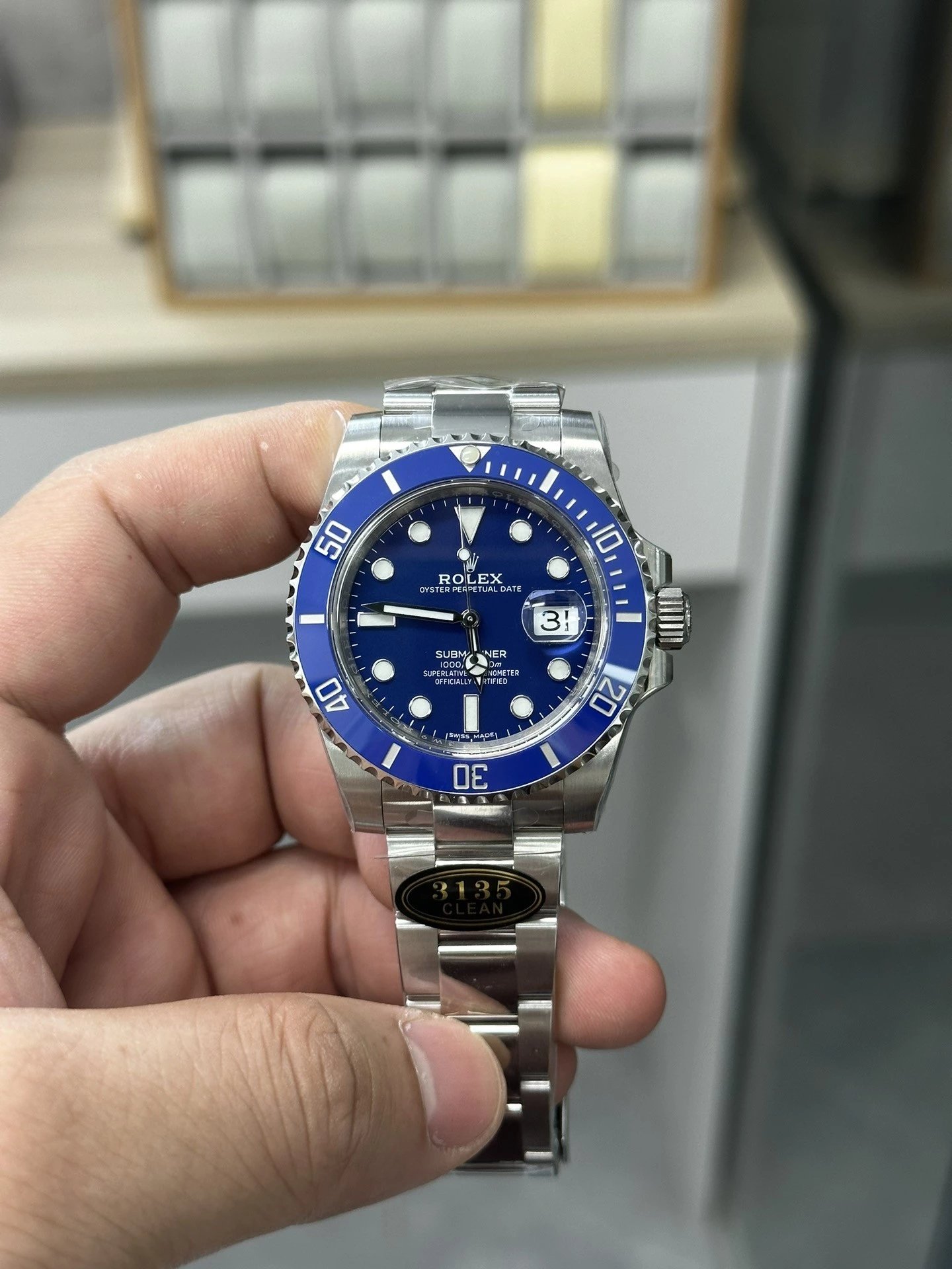 Rolex Perpetual Submariner 116610lv Series Blue