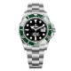 Rolex Perpetual Submariner 116610lv Series Green Black