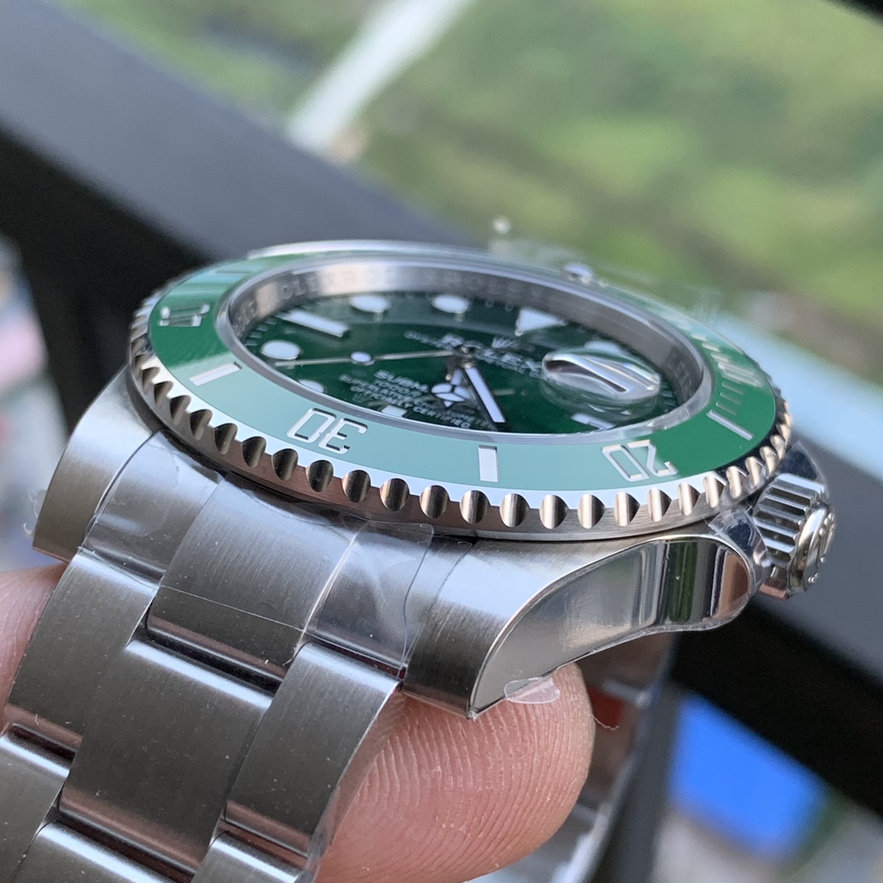 Rolex Perpetual Submariner 116610lv Series Green