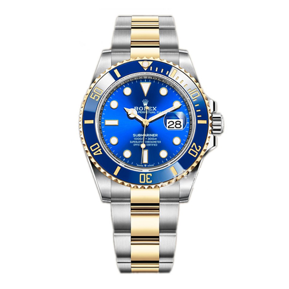 Rolex Perpetual Submariner m126613ln Series Gold Blue