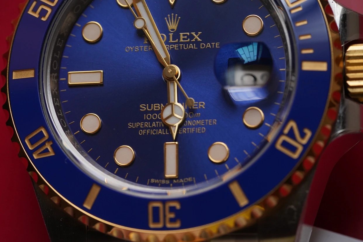 Rolex Perpetual Submariner m126613ln Series Gold Blue