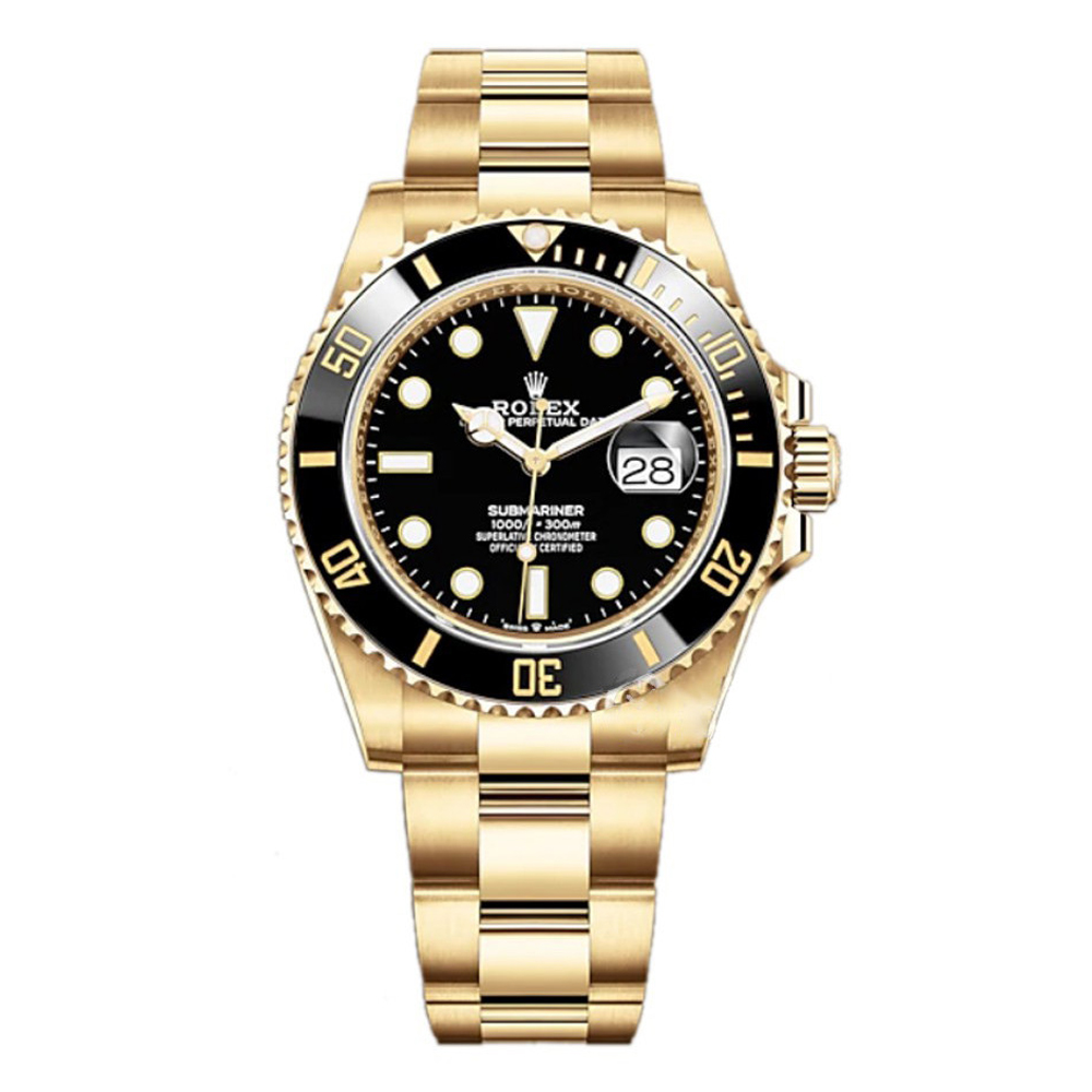 Rolex Perpetual Submariner m126618ln Series Black Gold